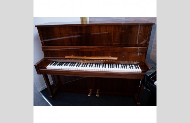 Used Lippman Polished Cut Mahogany 120 Upright Piano - All Inclusive Premium Package (SN:649300) - Image 4